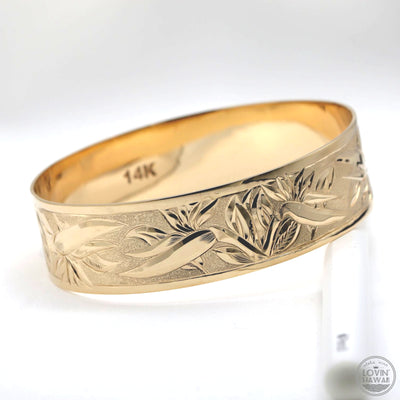 Bird of paradise gold bracelet