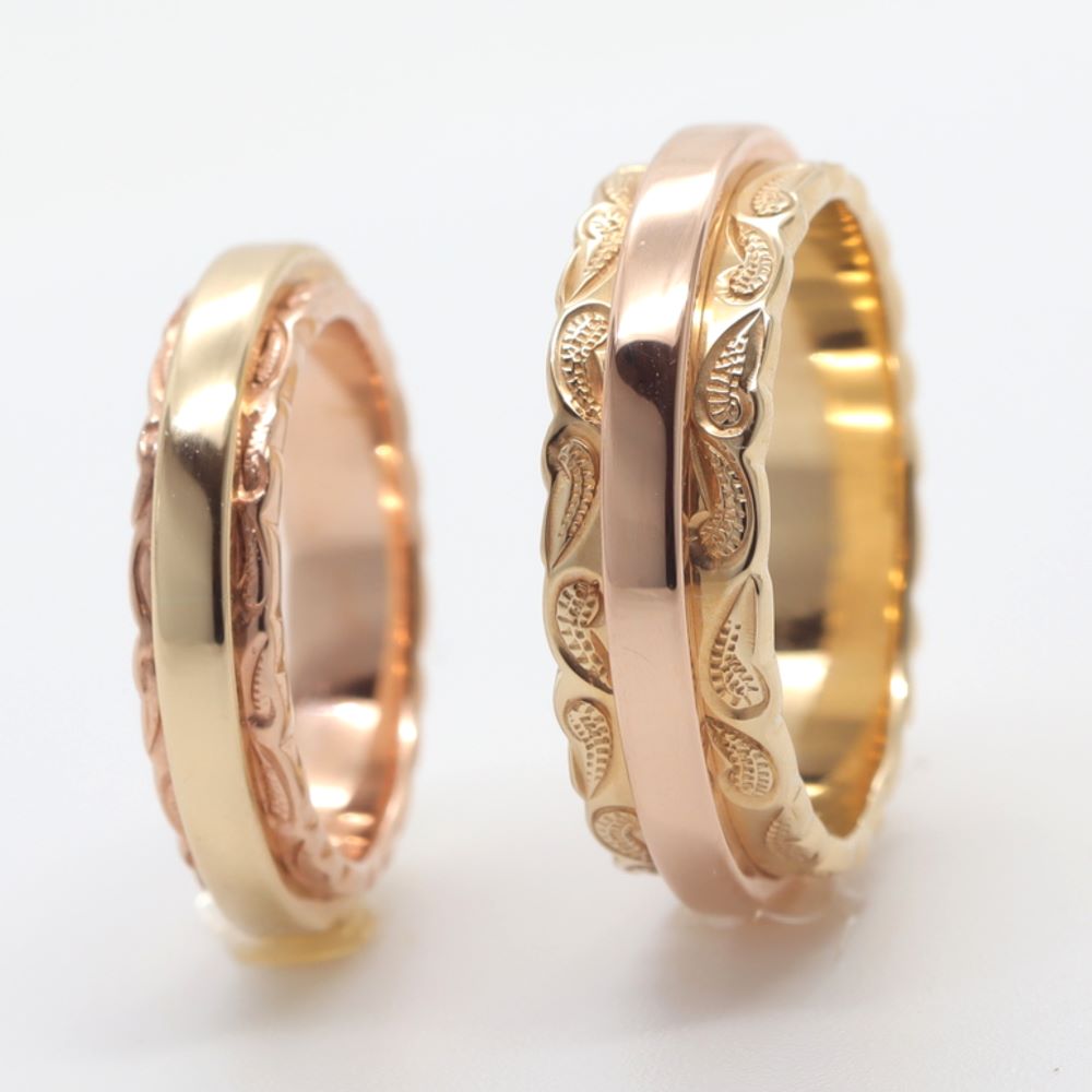 Couple wedding rings hot sale design in gold