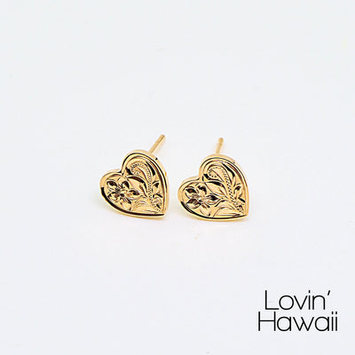 gold Hawaiian ear pierce