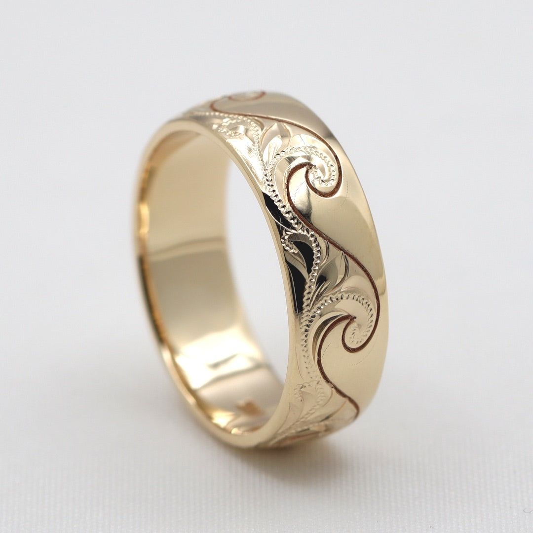 Wave Ring From Hawaii | 14K Gold Ring | Lovin'Hawaii – LovinHawaii