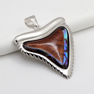 Sterling silver shark tooth pendant