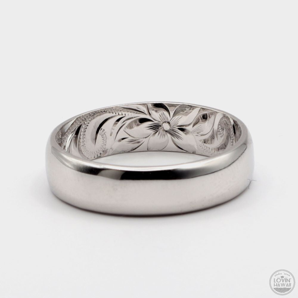 thumbnail image 2 of Men's Two-Tone Promise Ring – 14k Yellow Gold Plated & Silver – 6mm Band – Carrick's Designs 2 of 6