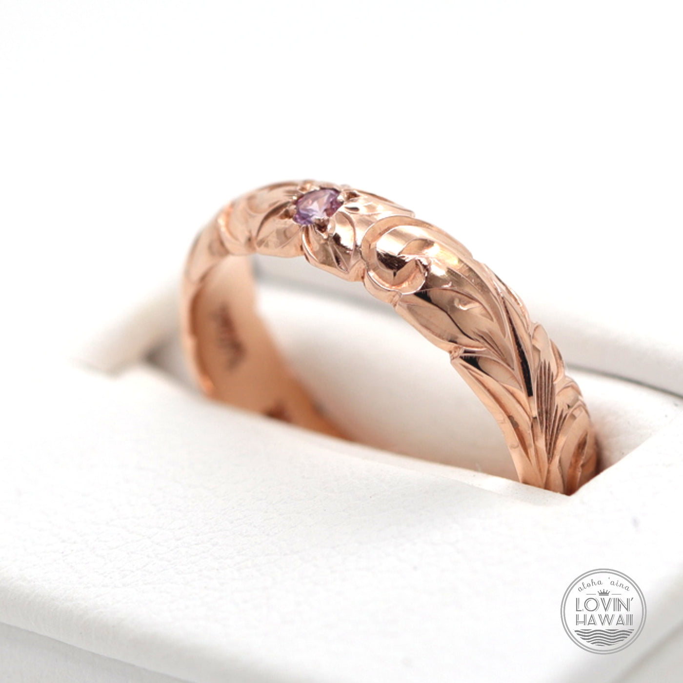 Sapphire Rose Gold Ring