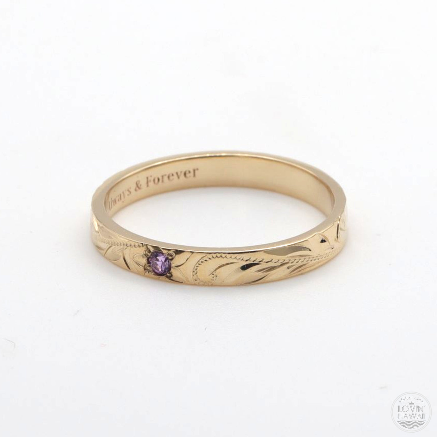 Hawaii rings in solid 14K gold