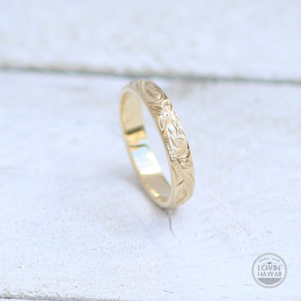 14K White Gold Hawaiian Rings | Made in Hawaii – LovinHawaii