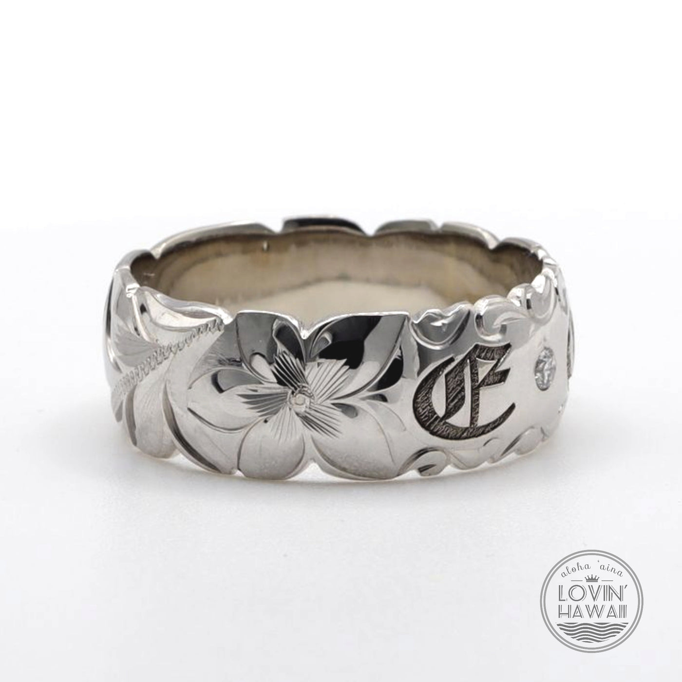 Personalized Hawaii ring