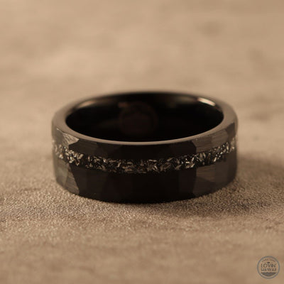 meteorite ring wedding