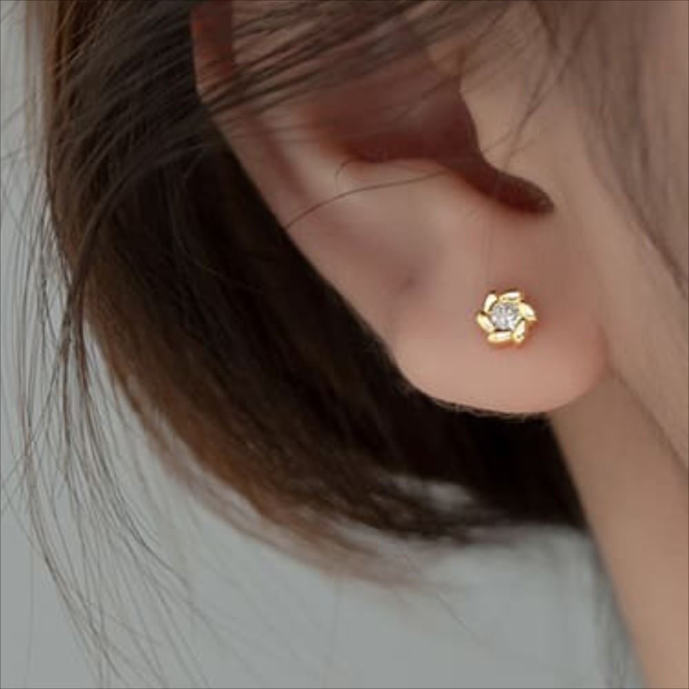 Tiny Flower Stud Earring