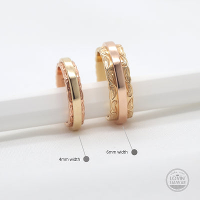two tone gold jewelry
