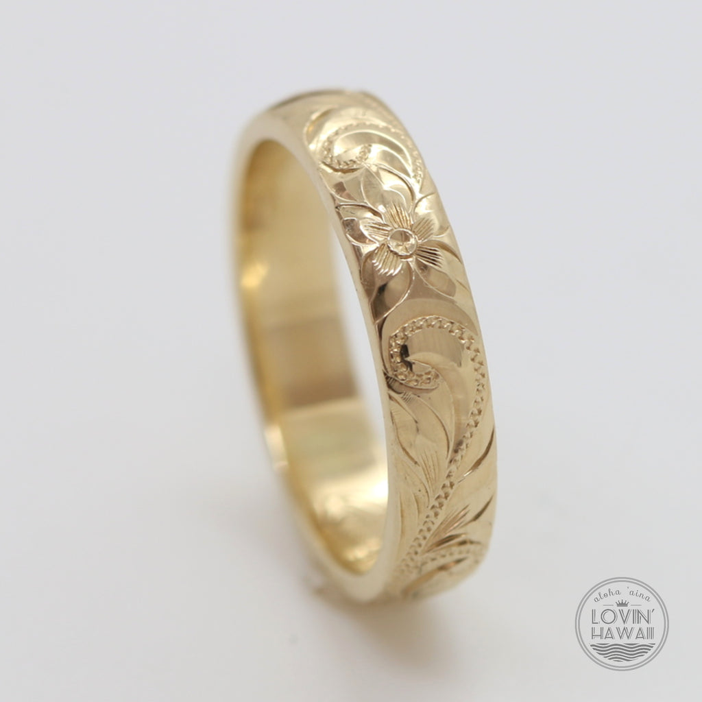 Hawaiian Gold Wedding Bands | Wedding Bands Hawaii – LovinHawaii