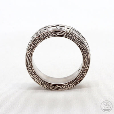 Hawaiian silver ring
