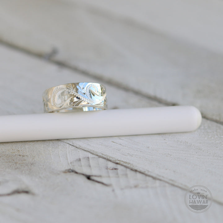 Sterling Silver Hawaiian ring | Mens Hawaiian Ring