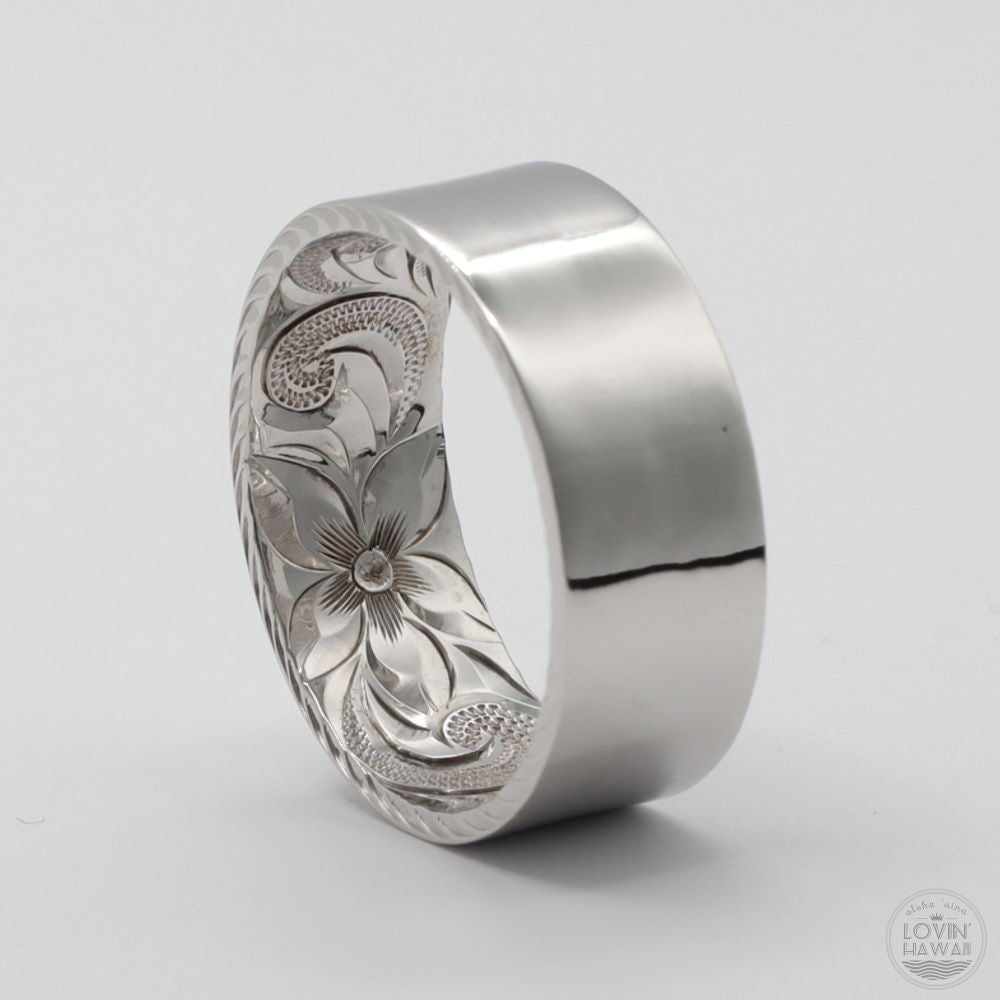 Mens Hawaiian Wedding Band Lovin'Hawaii Jewelry